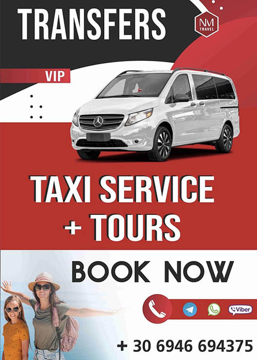 Taxi Transfers in Agia Pelagia Crete - Taxi Tours - Pediotis